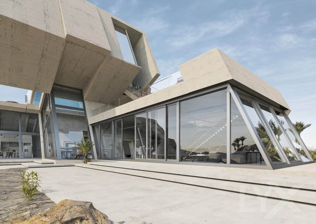 45-Brutalist House in Iceland by LYX arkitekter