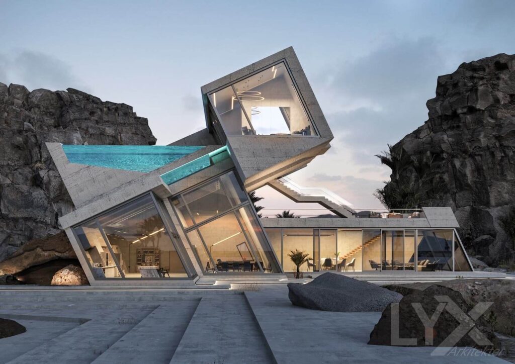 Exquisite 45° Brutalist House In Iceland By LYX Arkitekter – Architecture &  Design