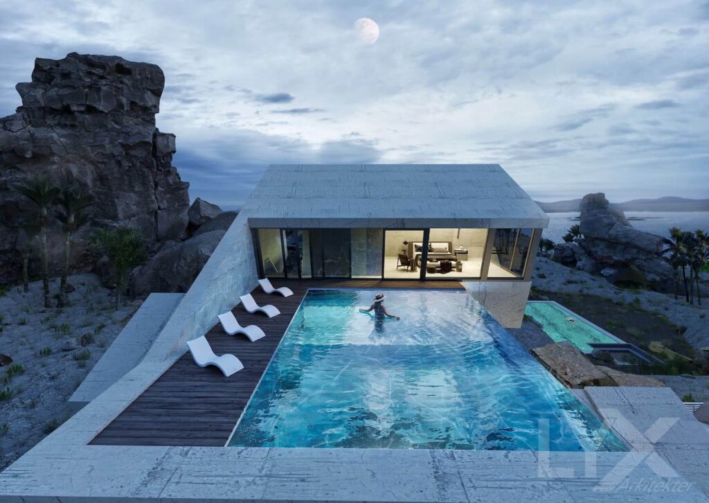 45-Brutalist House in Iceland by LYX arkitekter