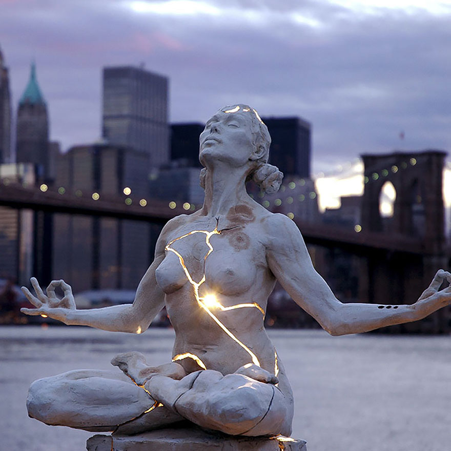 Expansion "Bronze, Electricity and Mixed Media" Sculpture By Paige Bradley In New York, USA