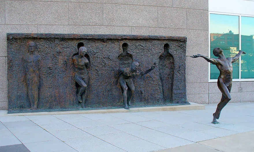 Freedom Sculpture In Philadelphia, Pennsylvania, USA