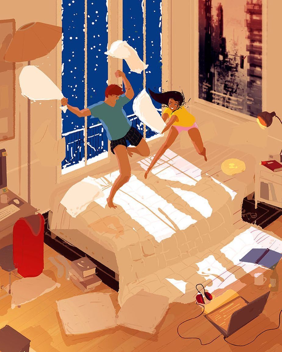 Love Is In The Little Things Proves Pascal Campion By Illustrating His Everyday Life With Wife