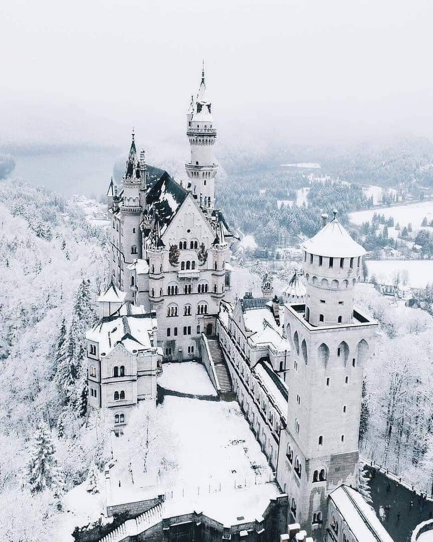 White Beauty, Neuschwanstein Castle, Germany